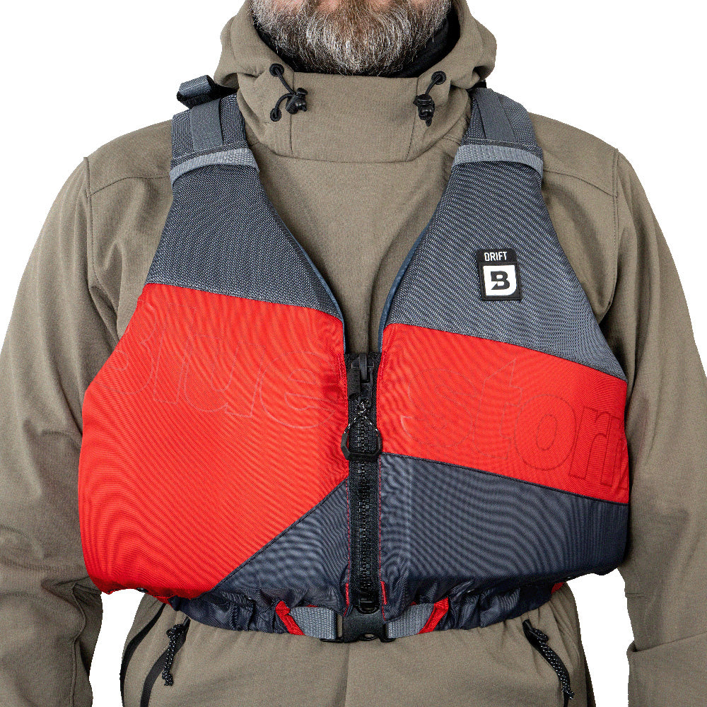 Bluestorm Drift Adult Universal Paddling Vest - Nitro Red [BS-247-RED-U] - Premium Life Vests from Bluestorm - Just $49.99! 