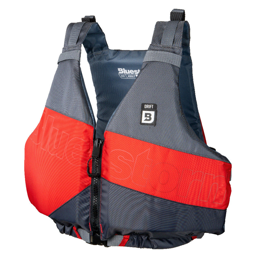 Bluestorm Drift Adult Universal Paddling Vest - Nitro Red [BS-247-RED-U] - Premium Life Vests from Bluestorm - Just $49.99! 