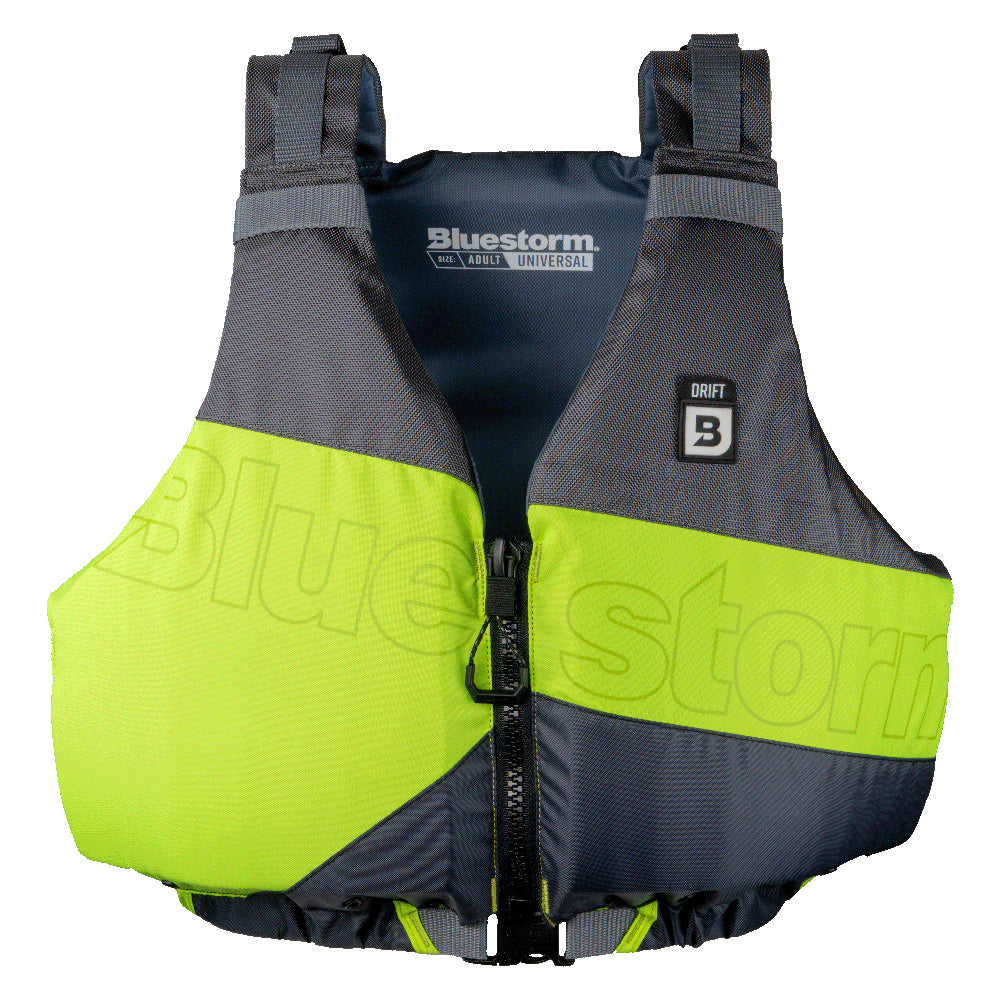 Bluestorm Drift Adult Universal Paddling Vest - Hi-Vis [BS-247-HVS-U] - Premium Life Vests from Bluestorm - Just $49.99! 