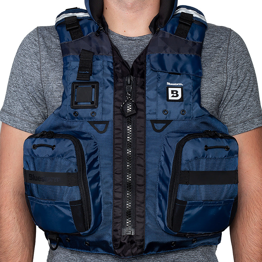 Bluestorm Classic Adult Fishing Life Jacket - Deep Blue - S/M [BS-70B-NAV-S/M] - Premium Life Vests from Bluestorm - Just $99.99! 