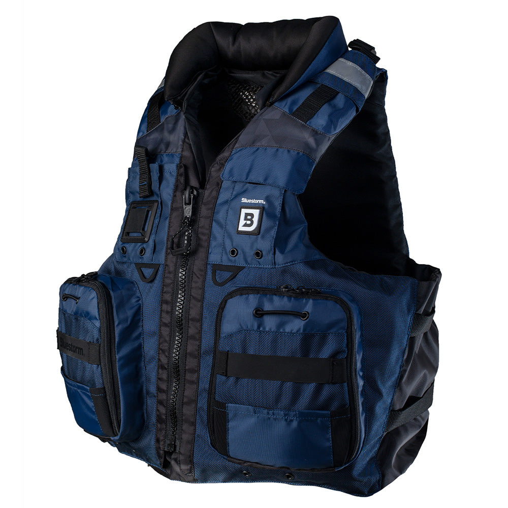 Bluestorm Classic Adult Fishing Life Jacket - Deep Blue - S/M [BS-70B-NAV-S/M] - Premium Life Vests from Bluestorm - Just $99.99! 