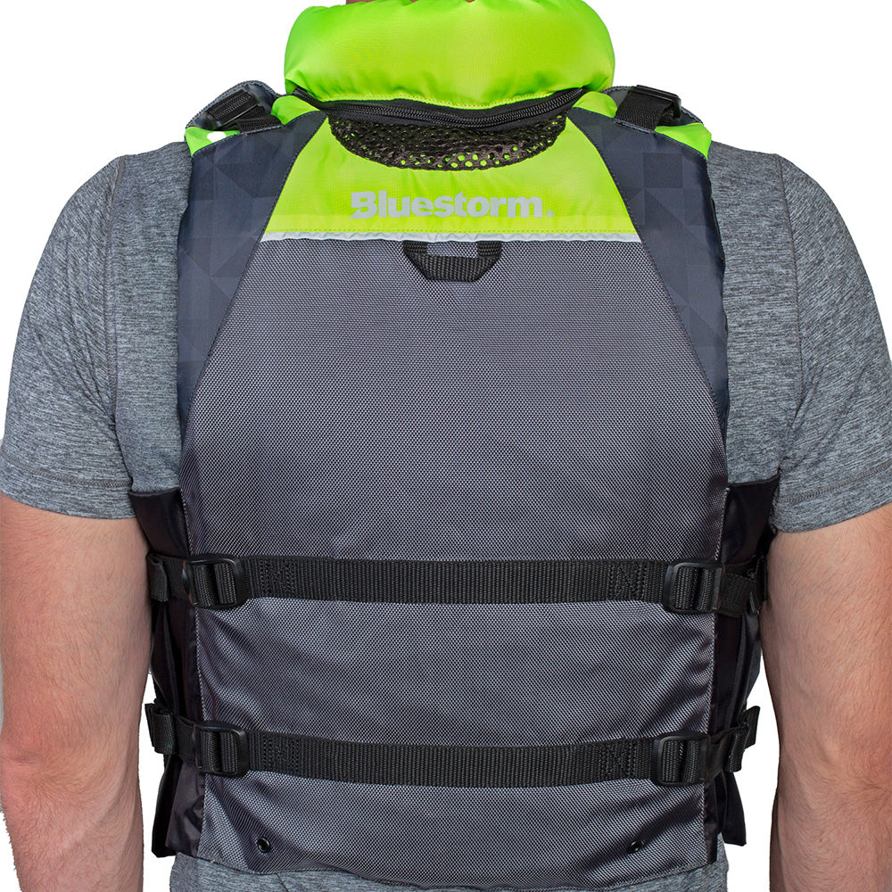 Bluestorm Classic Adult Fishing Life Jacket - Hi-Vis - S/M [BS-70B-HVS-S/M] - Premium Life Vests from Bluestorm - Just $99.99! 