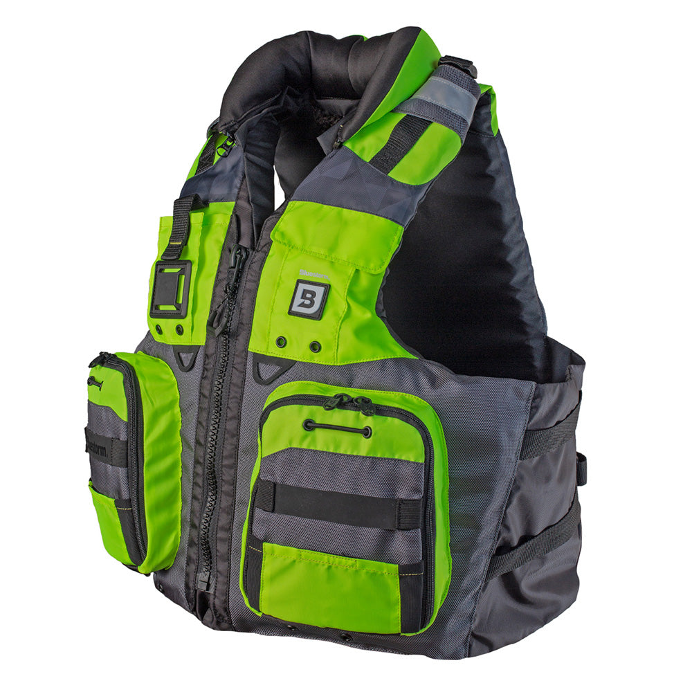 Bluestorm Classic Adult Fishing Life Jacket - Hi-Vis - S/M [BS-70B-HVS-S/M] - Premium Life Vests from Bluestorm - Just $99.99! 