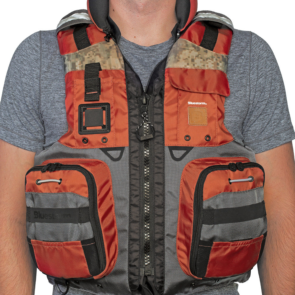 Bluestorm Classic Adult Fishing Life Jacket - Legendary Copper - L/XL [BS-70B-CPR-L/XL] - Premium Life Vests from Bluestorm - Just $99.99! 