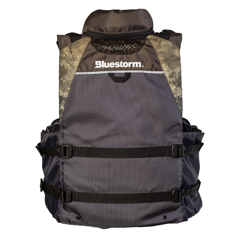 Bluestorm Classic Adult Fishing Life Jacket - Legendary Driftwood - L/XL [BS-70B-TPE-L/XL] - Premium Life Vests from Bluestorm - Just $99.99! 