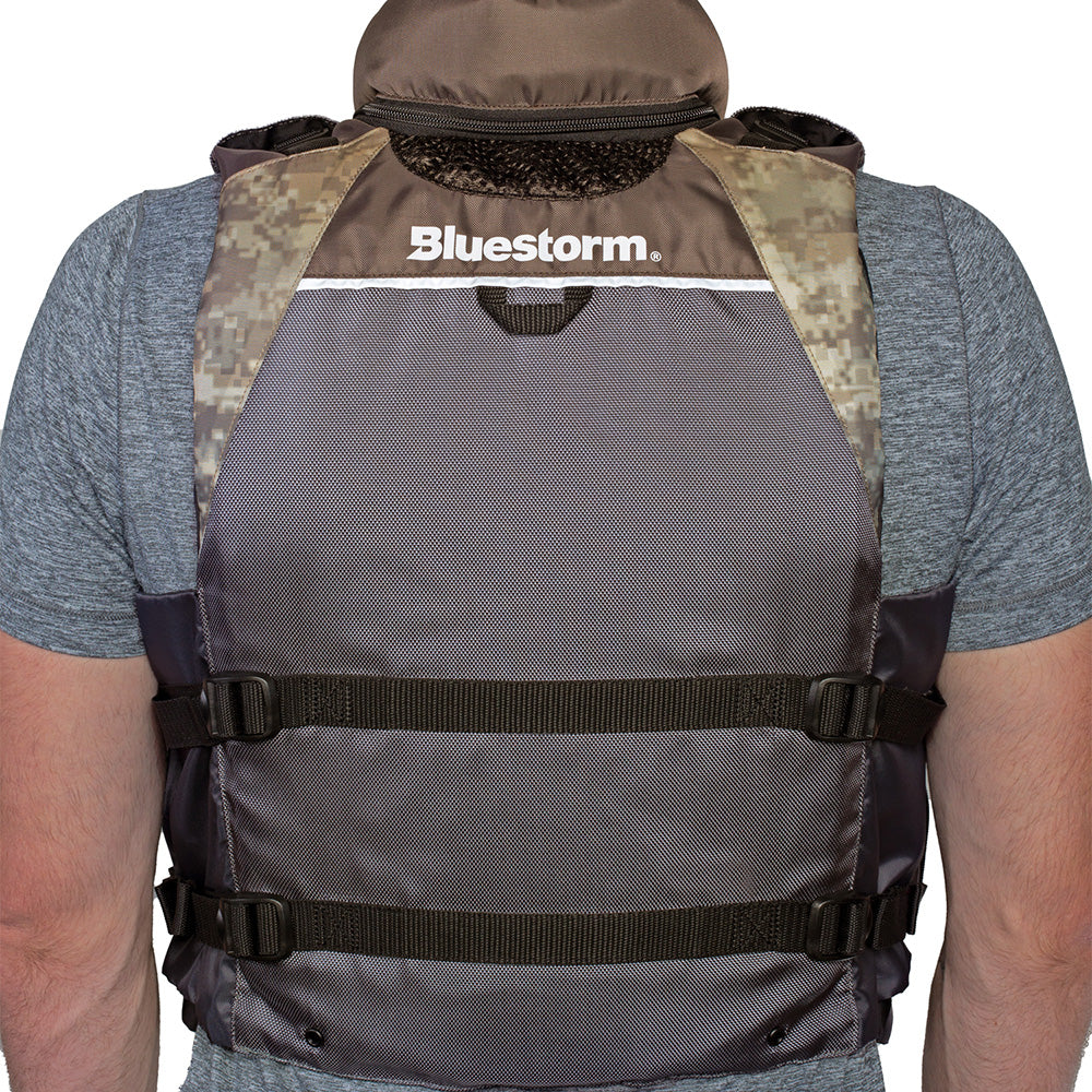 Bluestorm Classic Adult Fishing Life Jacket - Legendary Driftwood - L/XL [BS-70B-TPE-L/XL] - Premium Life Vests from Bluestorm - Just $99.99! 