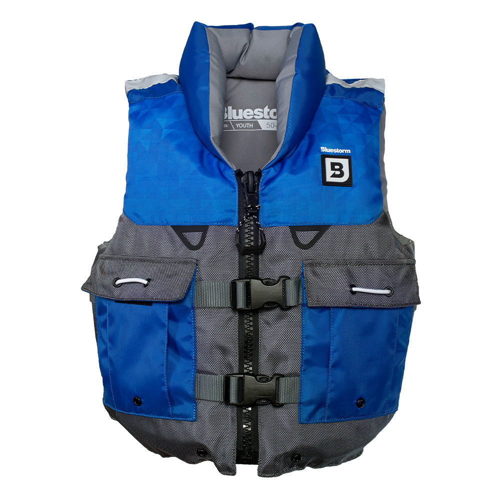 Bluestorm Classic Youth Fishing Life Jacket - Deep Blue [BS-365-NAV-Y] - Premium Life Vests from Bluestorm - Just $44.99! 