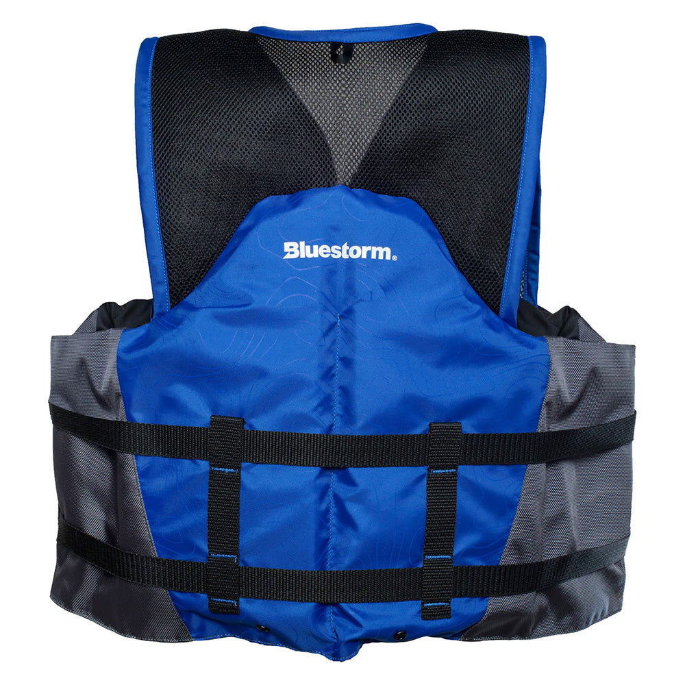 Bluestorm Sportsman Adult Mesh Fishing Life Jacket - Deep Blue - L/XL [BS-105-BLU-L/XL] - Premium Life Vests from Bluestorm - Just $69.99! 