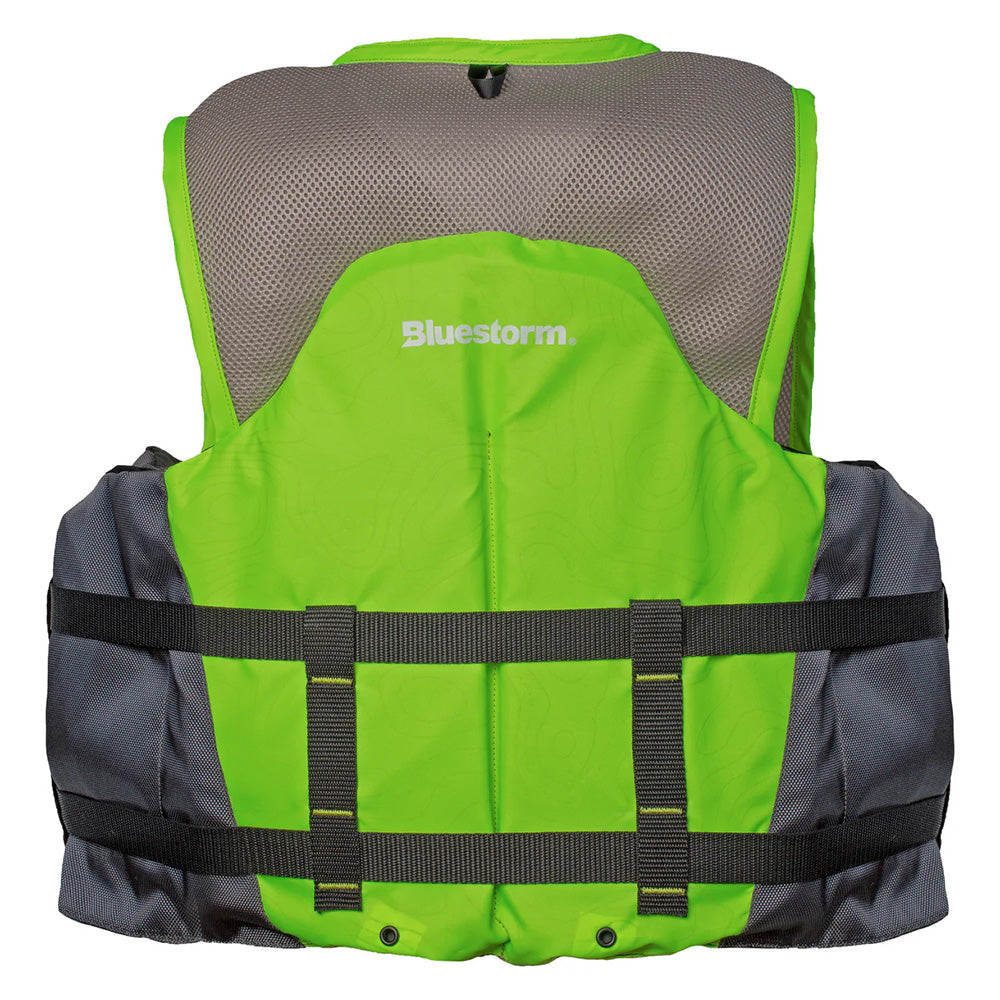 Bluestorm Sportsman Adult Mesh Fishing Life Jacket - Hi-Vis - L/XL [BS-105-HVS-L/XL] - Premium Life Vests from Bluestorm - Just $69.99! 