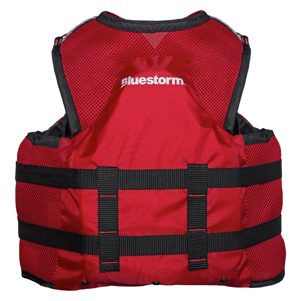 Bluestorm Sportsman Youth Mesh Fishing Life Jacket - Nitro Red [BS-105-RED-Y] - Premium Life Vests from Bluestorm - Just $49.99! 