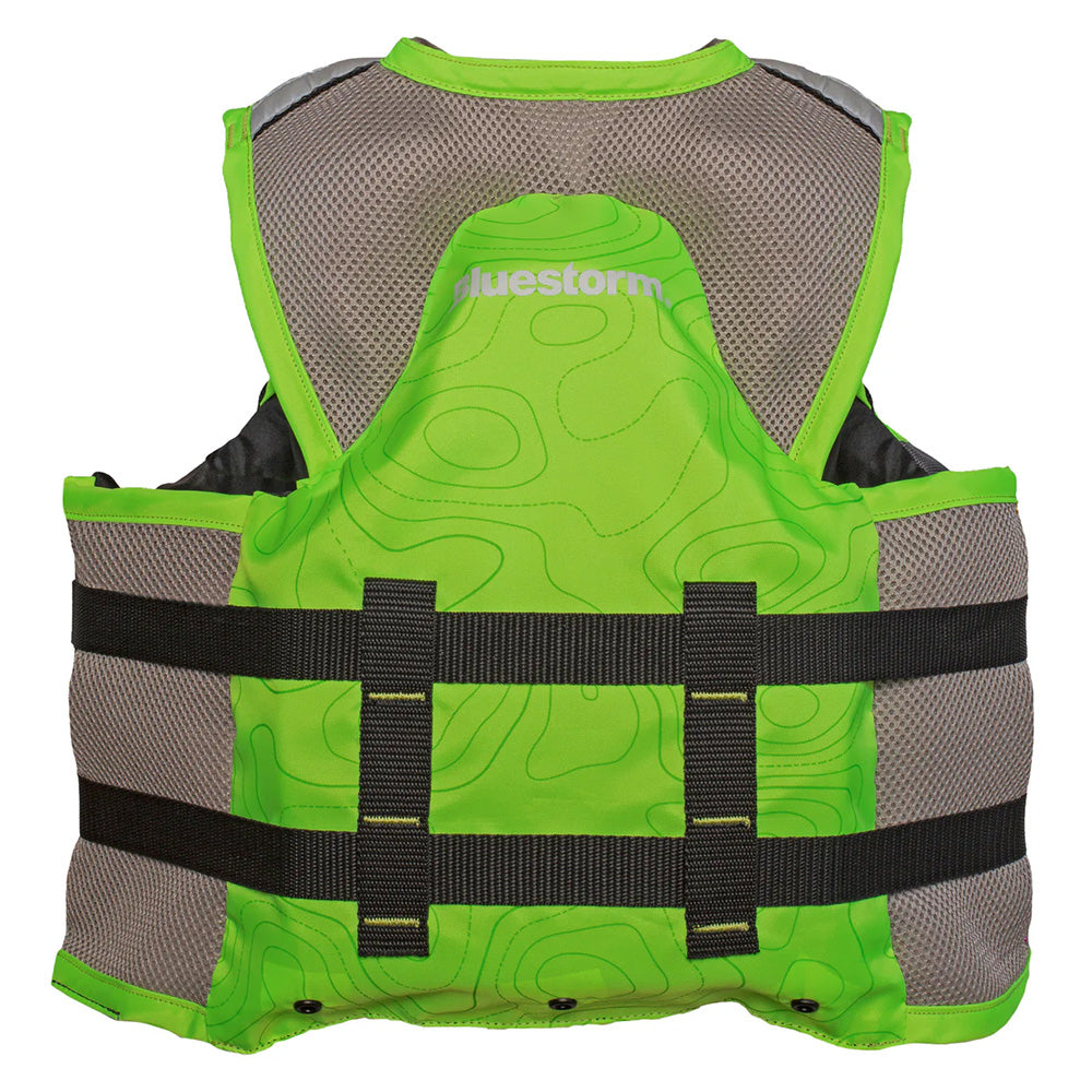 Bluestorm Sportsman Youth Mesh Fishing Life Jacket - Hi-Vis [BS-105-HVS-Y] - Premium Life Vests from Bluestorm - Just $49.99! 