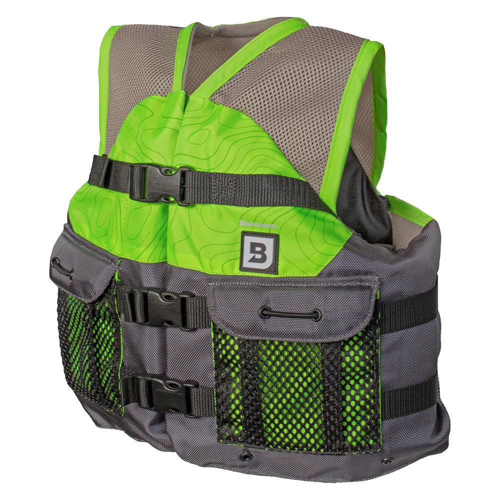 Bluestorm Sportsman Youth Mesh Fishing Life Jacket - Hi-Vis [BS-105-HVS-Y] - Premium Life Vests from Bluestorm - Just $49.99! 