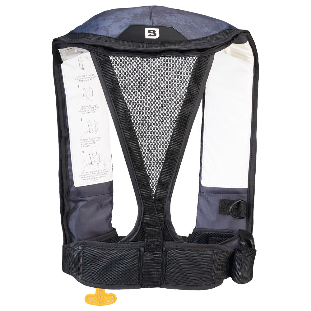 Bluestorm Atmos 40 Auto Type II Inflatable PFD - Apex Black [D1H-19-BLK] - Premium Life Vests from Bluestorm - Just $179.99! 