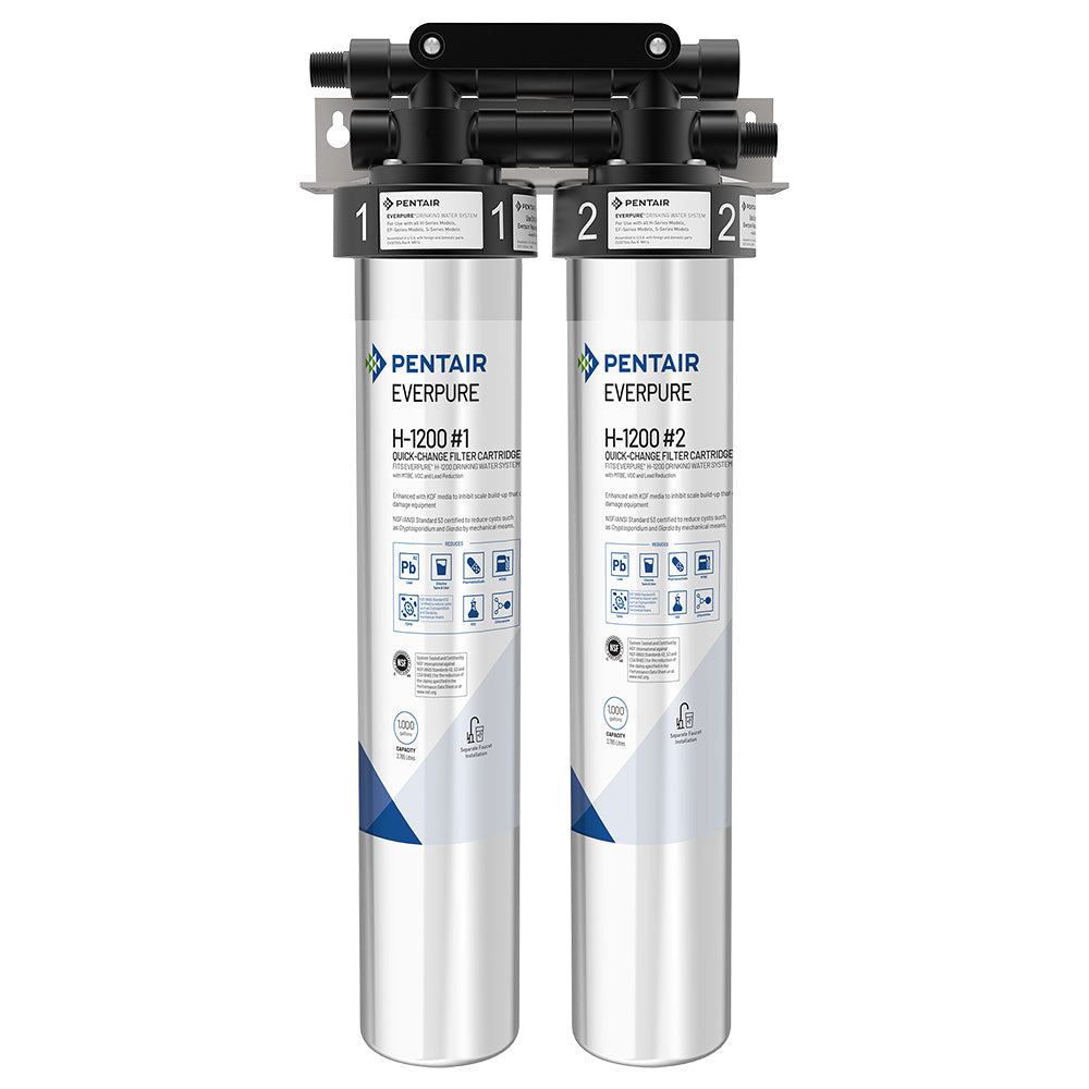 Shurflo by Pentair Everpure H-1200 Two-Stage Drinking Water System [EV928200] - Premium Marine Sanitation from Shurflo by Pentair - Just $504.99! 