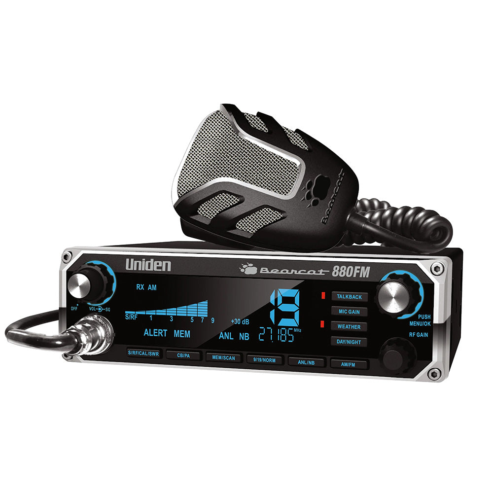 Uniden Bearcat 880FM CB Radio w/AM/FM [BEARCAT 880FM] - Premium CB Radios from Uniden - Just $144.99! 