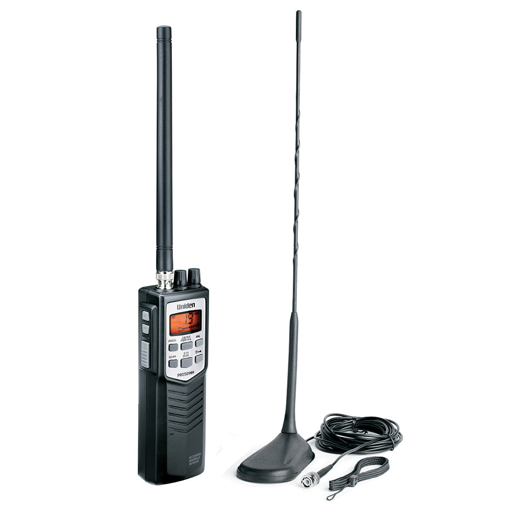 Uniden PRO501TK Handheld CB Radio w/High Gain Magnetic Mount Antenna [PRO501TK] - Premium CB Radios from Uniden - Just $106.99! 