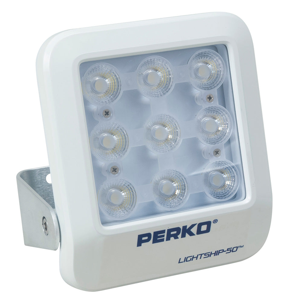 Perko Lightship 50 LED High Performance Floodlight - 12/24V - White [1643050F0W] - Premium Flood/Spreader Lights from Perko - Just $518.99! 