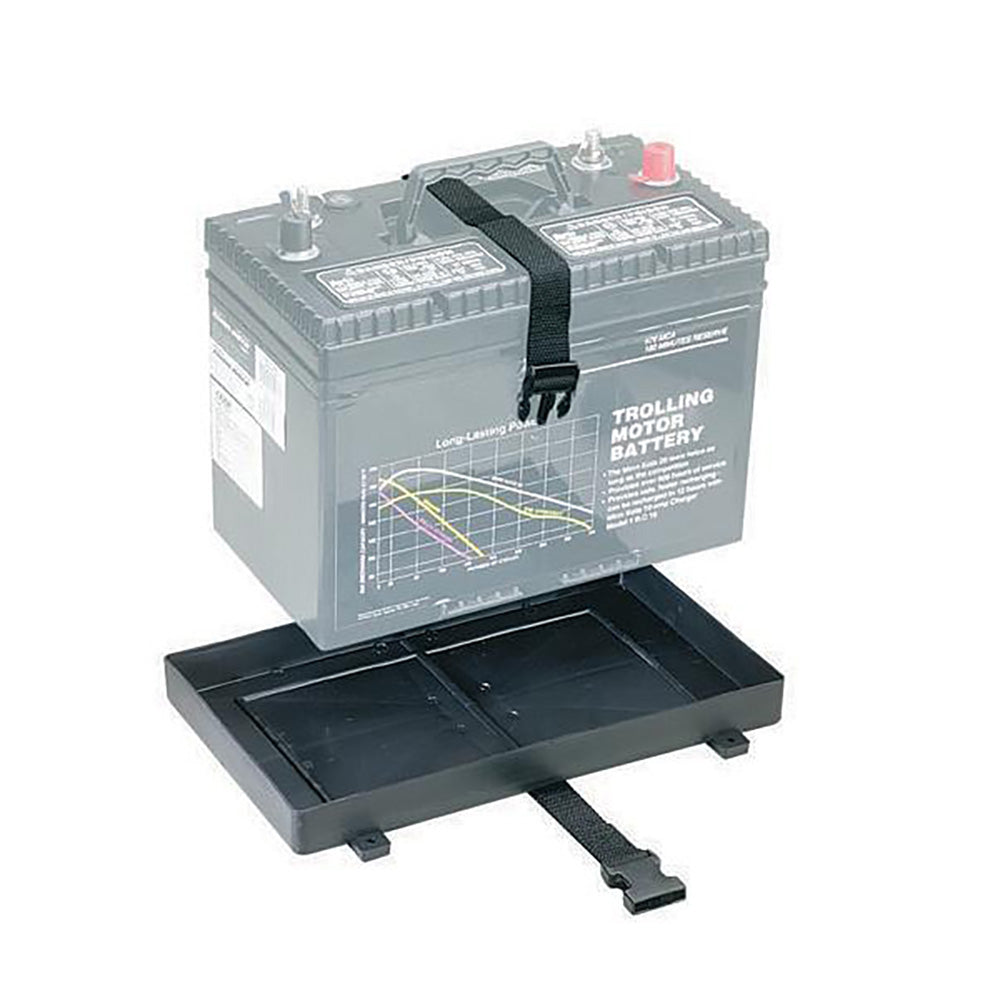 Attwood Group 24 Battery Tray w/Straps [9092-5] - Premium Accessories from Attwood Marine - Just $7.99! Shop now at Boat Gear Depot