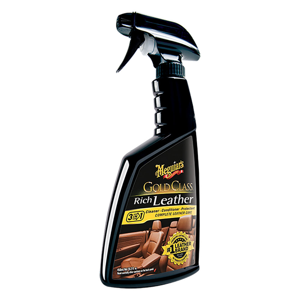 Meguiar's Gold Class Rich Leather Spray - 15.2 oz. [G10916] - Premium Cleaning from Meguiar's - Just $10.99! Shop now at Boat Gear Depot