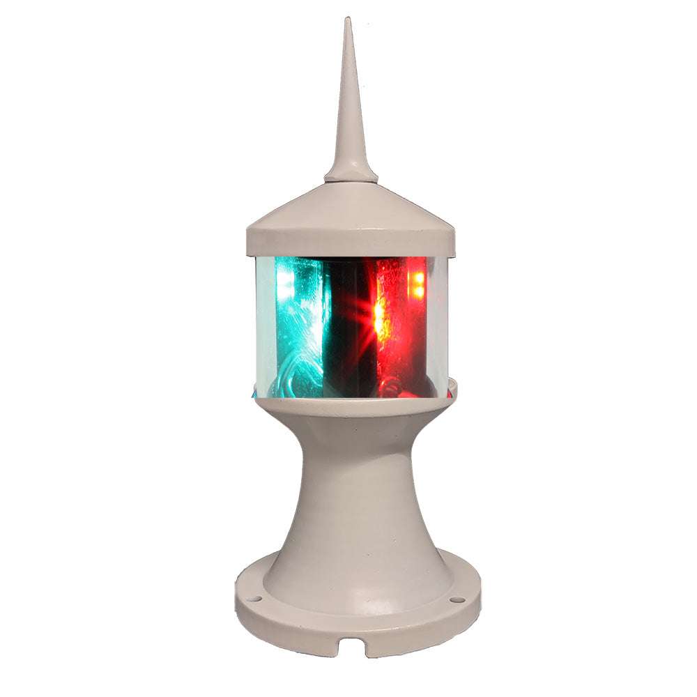 Lunasea Tri-Color/Anchor Zero Emission Light Fixture - 12V - White [LLB-73BK-01-WB] - Premium Navigation Lights from Lunasea Lighting - Just $152.99! 