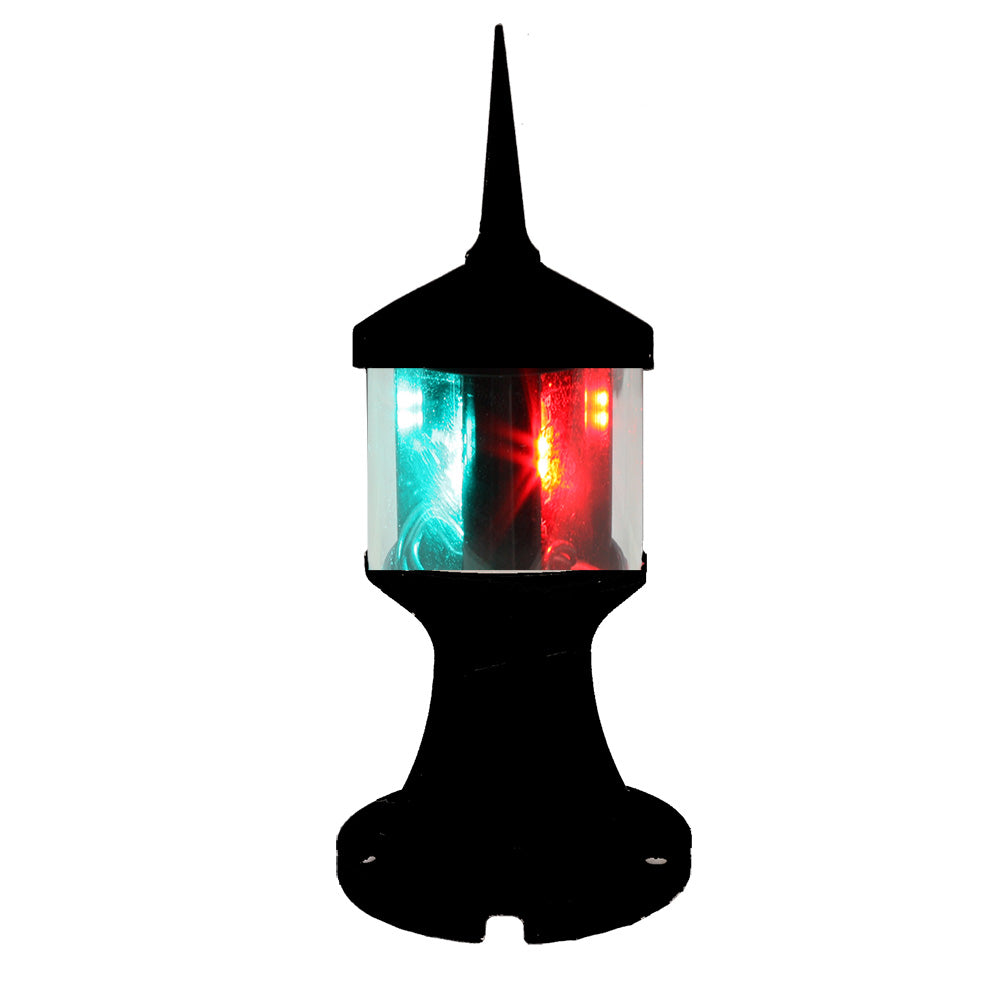 Lunasea Tri-Color/Anchor Zero Emission Light Fixture - 12V - Black [LLB-73BK-01-BB] - Premium Navigation Lights from Lunasea Lighting - Just $152.99! 