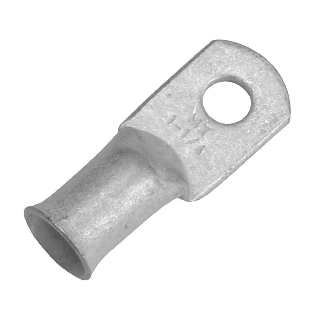 Pacer Tinned Lug 1 AWG - 1/4" Stud Size - 10 Pack [TAE1-14R-10] - Premium Terminals from Pacer Group - Just $15.99! 