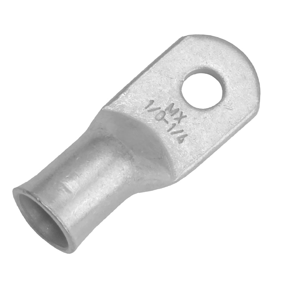 Pacer Tinned Lug 1/0 AWG - 1/4" Stud Size - 10 Pack [TAE1/0-14R-10] - Premium Terminals from Pacer Group - Just $20.99! 