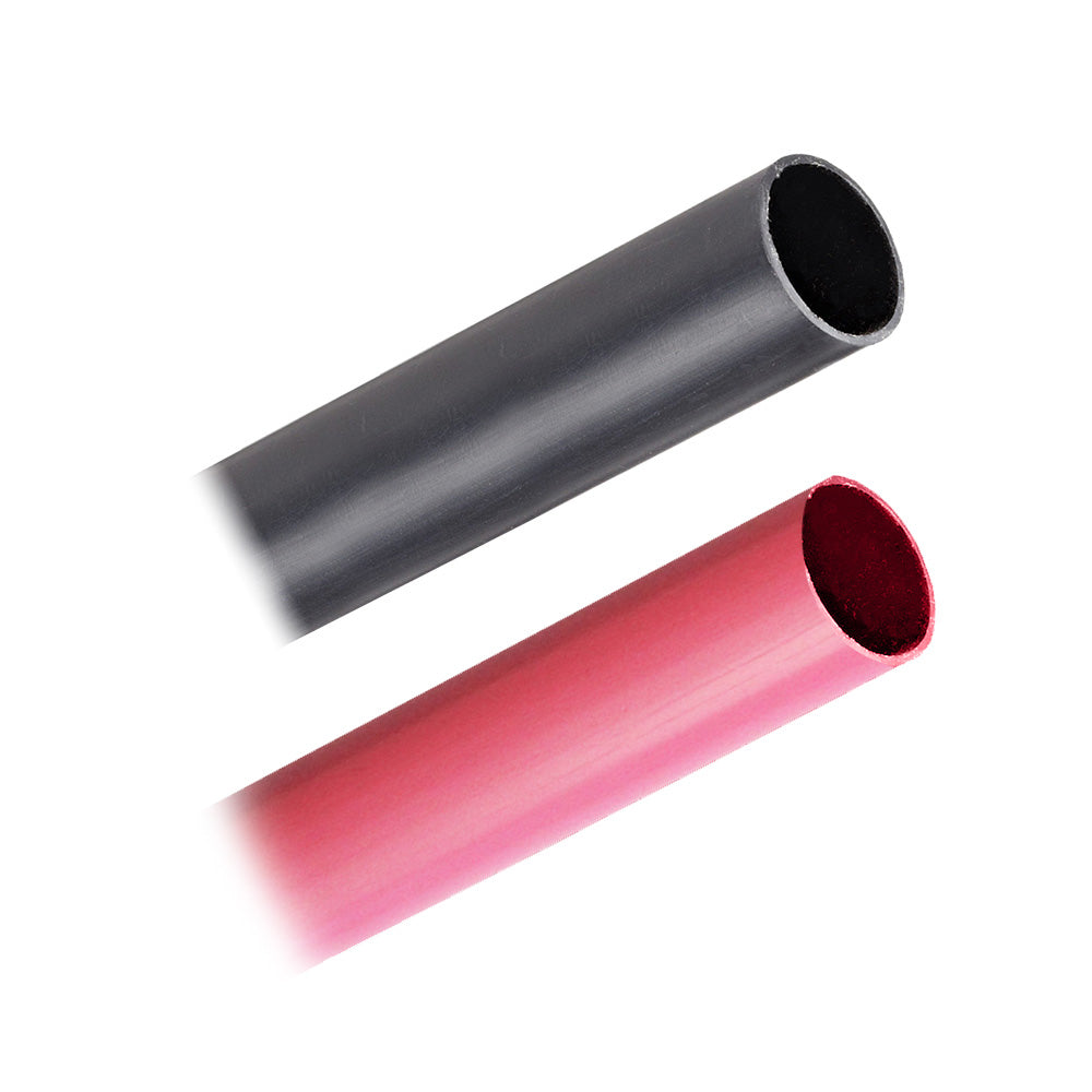 Pacer Battery Cable Heavy Wall Heat Shrink Tubing - 3/4" x 3" - Black/Red (2-Pieces Combo Pack) [BHW3/4-3BKRD] - Premium Wire Management from Pacer Group - Just $3.75! 