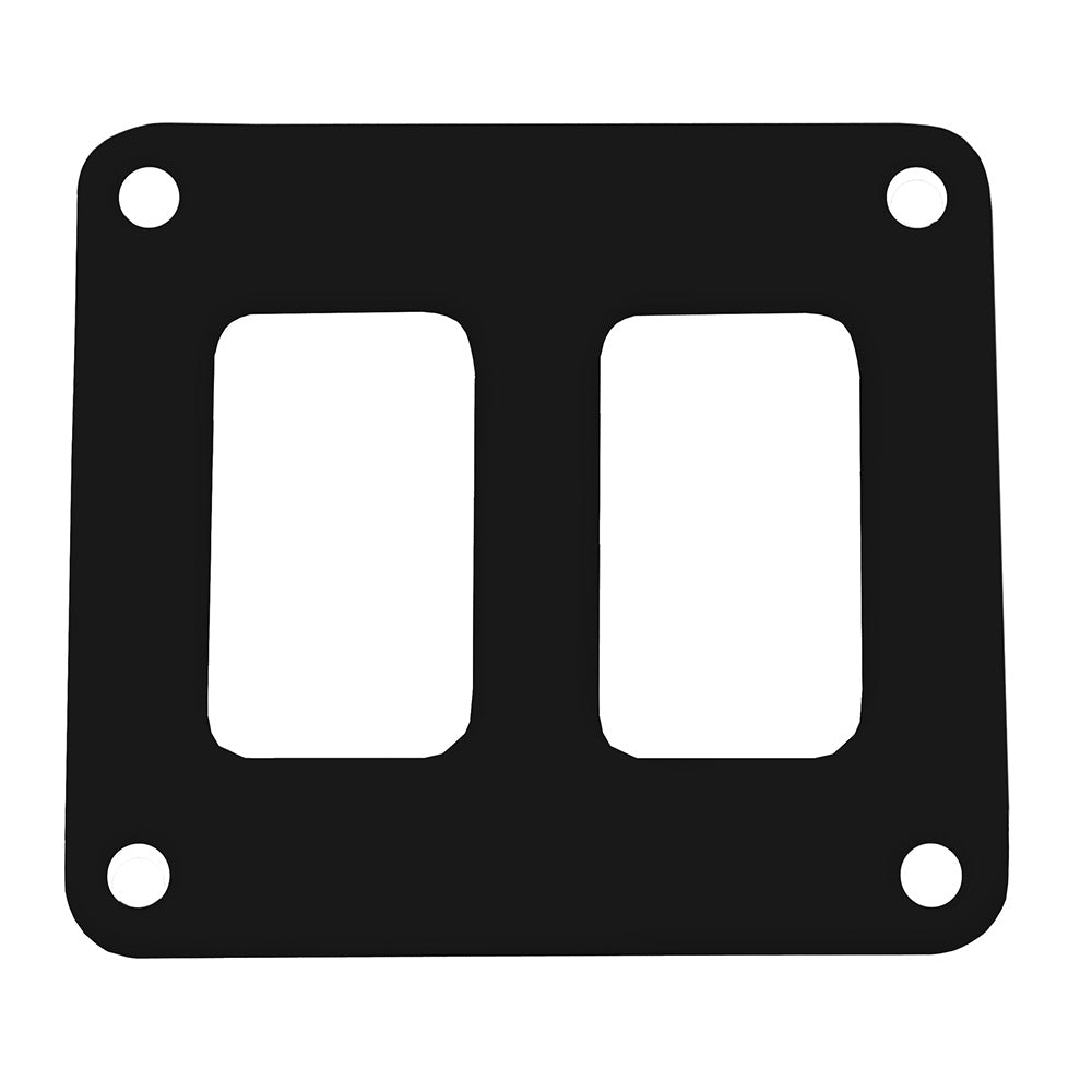 Pacer Switch Panel - 2 Switch  1 Row - 3" x 2.75" - Black Powder Coated Aluminum [PSC-21-BK] - Premium Electrical Panels from Pacer Group - Just $8.10! 