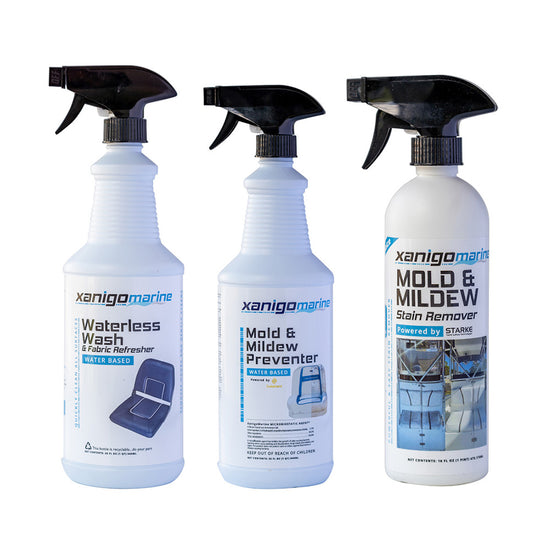 Xanigo Marine Ultimate Vinyl Boat Seat Care Kit [XMUCC] - Premium Cleaning from Xanigo Marine - Just $99.99! 