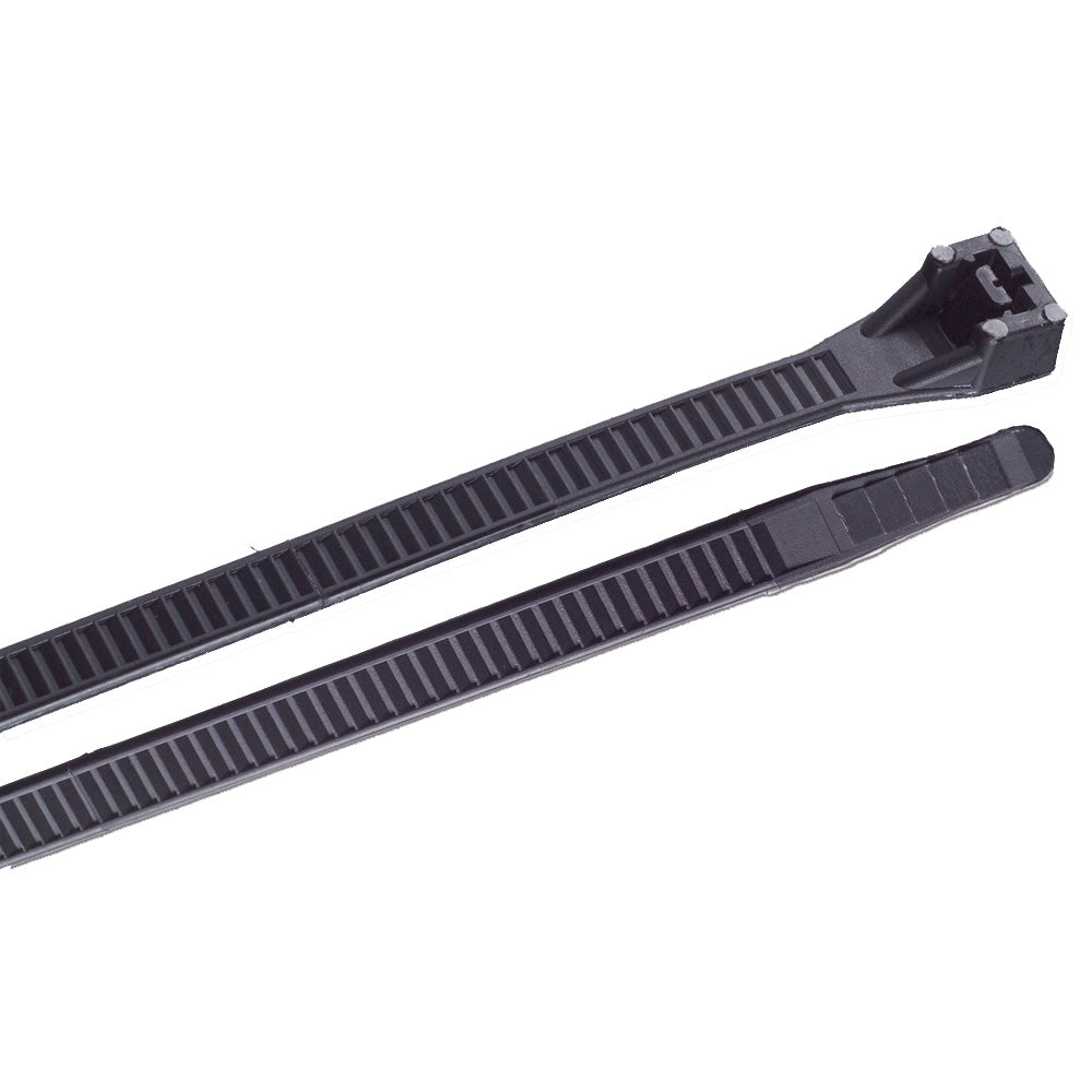 Ancor 8" UV Black Heavy Duty Cable Zip Ties - 100 Pack [199207] - Premium Wire Management from Ancor - Just $4.99! 