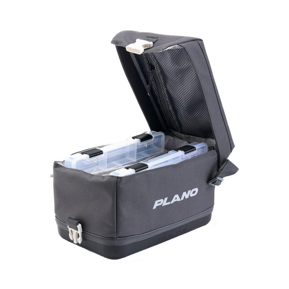 Plano Weekend Soft Sider Tackle Bag 3500 - Slate - PLAWKND3500GBSSSLATE [P000173] - Premium Tackle Storage from Plano - Just $25.99! 