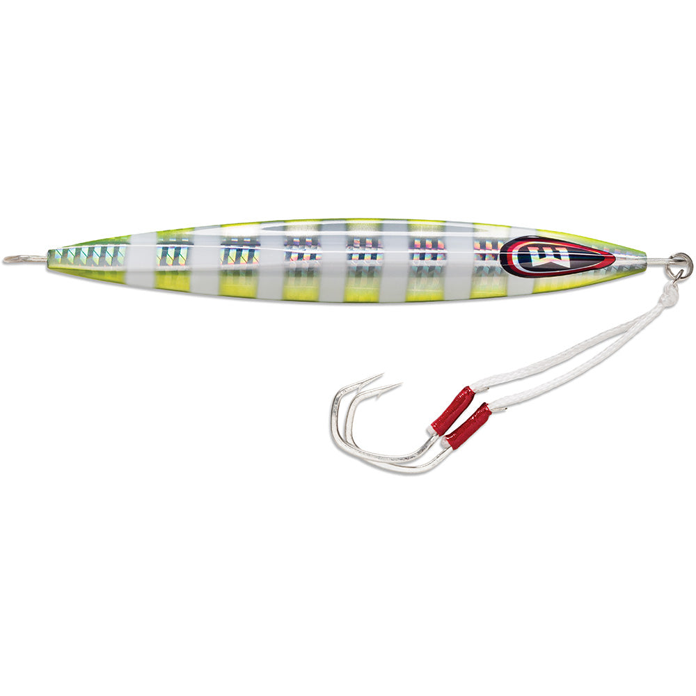 Williamson Kensaki 220 Jig - 6.75" - 7-3/4oz - Chartreuse Blink [KSJX220CB] - Premium Hard & Soft Baits from Williamson - Just $16.99! 