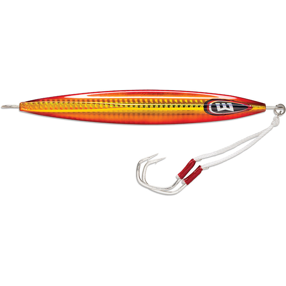 Williamson Kensaki 220 Jig - 6.75" - 7-3/4oz - Hot Sauce [KSJX220HS] - Premium Hard & Soft Baits from Williamson - Just $16.99! 