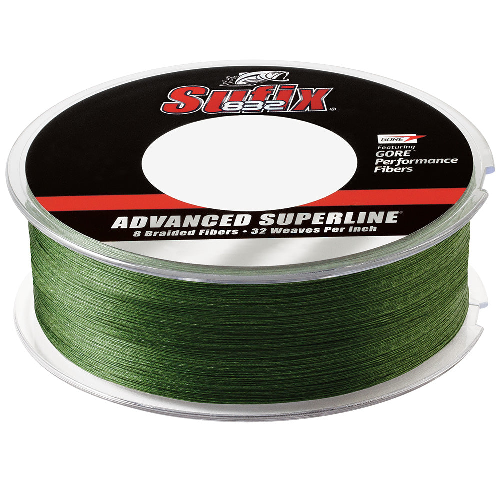 Sufix 832 Braid - 50lb - Low-Vis Green - 600 yds [660-250G] - Premium Lines & Leaders from Sufix - Just $56.99! 