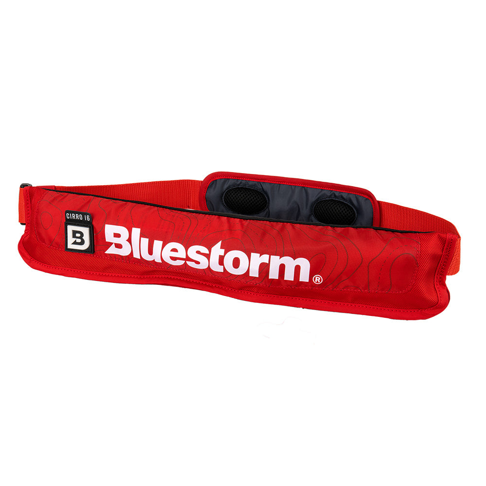 Bluestorm Cirro 16 Manual Inflatable Belt Pack - Nitro Red [BS-USD6MM-RED] - Premium Life Vests from Bluestorm - Just $69.99! 