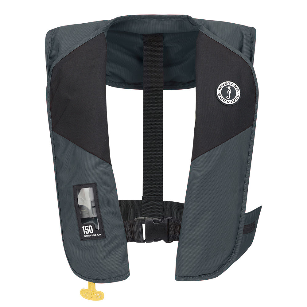 Mustang MIT 150 Convertible A/M Inflatable PFD - Admiral Grey [MD2020-191-0-235] - Premium Personal Flotation Devices from Mustang Survival - Just $189.99! 