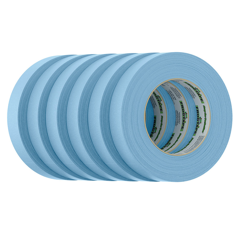 FrogTape CP 250 Medium-High Adhesion Masking Tape - 24MM x 55M x 6-Pack - Light Blue - Rated for 250F [105327] - Premium Adhesives/Sealants/Tapes from FrogTape - Just $49.99! 