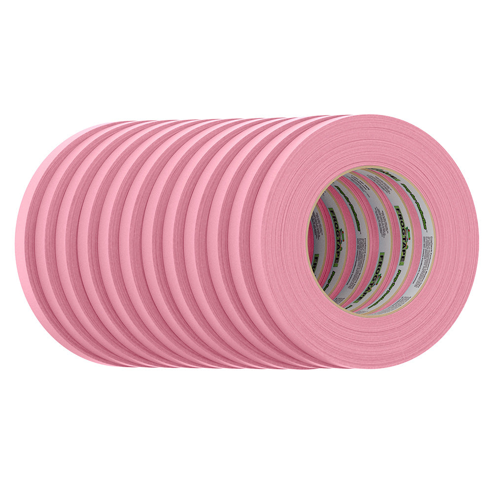 FrogTape CP 325 Medium-High Adhesion Masking Tape - 12MM x 55M x 12-Pack - Pink - Rated for 325F [105331] - Premium Adhesives/Sealants/Tapes from FrogTape - Just $62.99! 