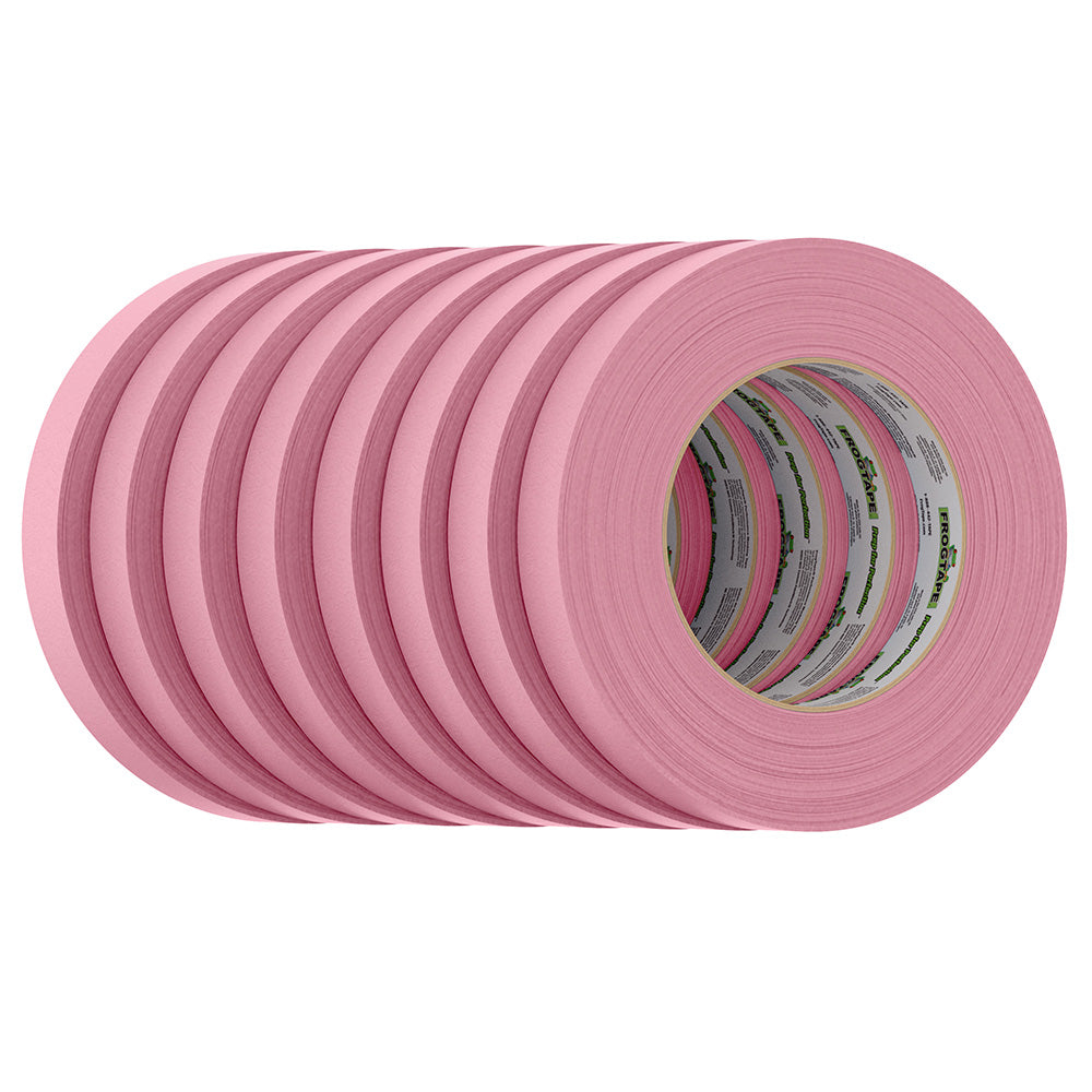 FrogTape CP 325 Medium-High Adhesion Masking Tape - 18MM x 55M x 8-Pack - Pink - Rated for 325F [105332] - Premium Adhesives/Sealants/Tapes from FrogTape - Just $62.99! 