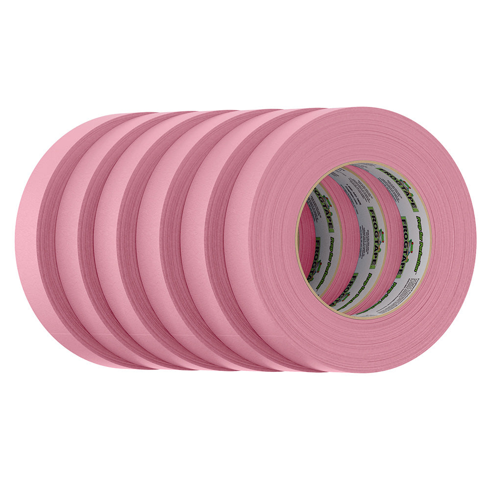 FrogTape CP 325 Medium-High Adhesion Masking Tape - 24MM x 55M x 6-Pack - Pink - Rated for 325F [105333] - Premium Adhesives/Sealants/Tapes from FrogTape - Just $62.99! 