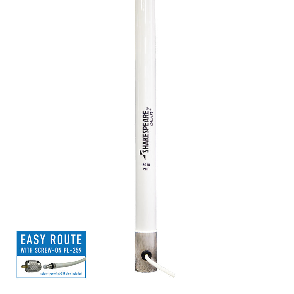 Shakespeare Galaxy 5018 15' 2 VHF Antenna - 9dB Gain [5018] - Premium Antennas from Shakespeare - Just $568.99! 