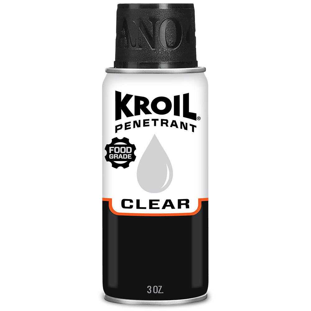 Kroil Clear Food Grade Penetrating Oil - Aerosol - 3oz Can [CKS032] - Premium Cleaning from Kroil - Just $13.51! 