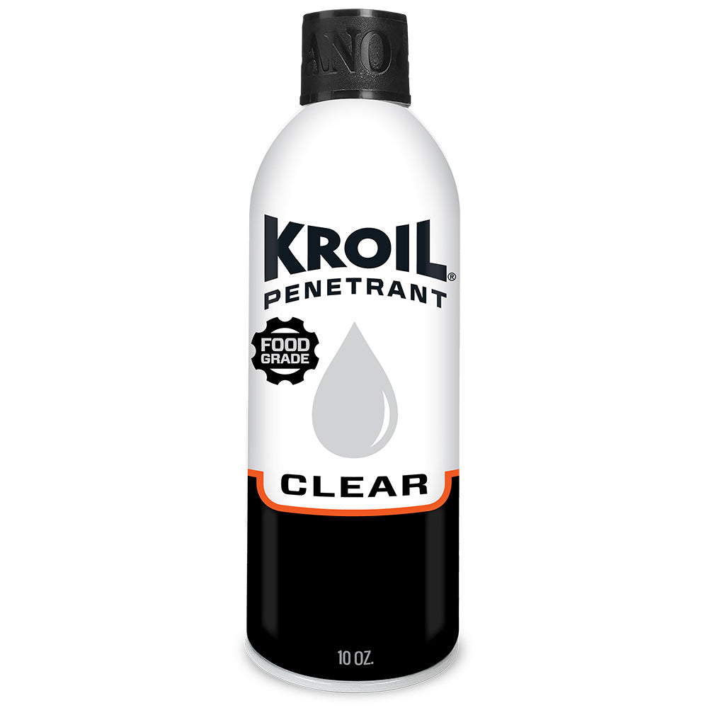 Kroil Clear Food Grade Penetrating Oil - Aerosol - 10oz Can [CKS102] - Premium Cleaning from Kroil - Just $24.52! 