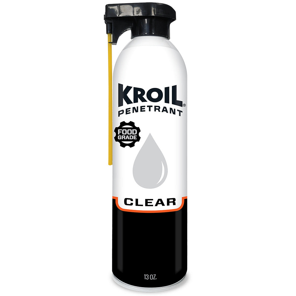 Kroil Clear Food Grade Penetrating Oil - Aerosol - 13oz Can w/SprayTech [CKS132ST] - Premium Cleaning from Kroil - Just $29.99! 