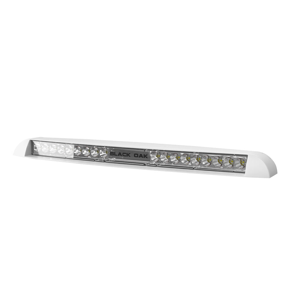 Black Oak Low Profile Marine Bar - Spot - White [LP-WS] - Premium Light Bars from Black Oak LED - Just $680! 