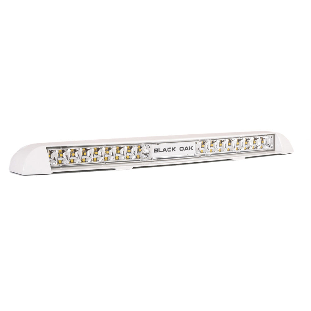 Black Oak Low Profile Marine Bar - Flood - White [LP-WX] - Premium Light Bars from Black Oak LED - Just $680! 