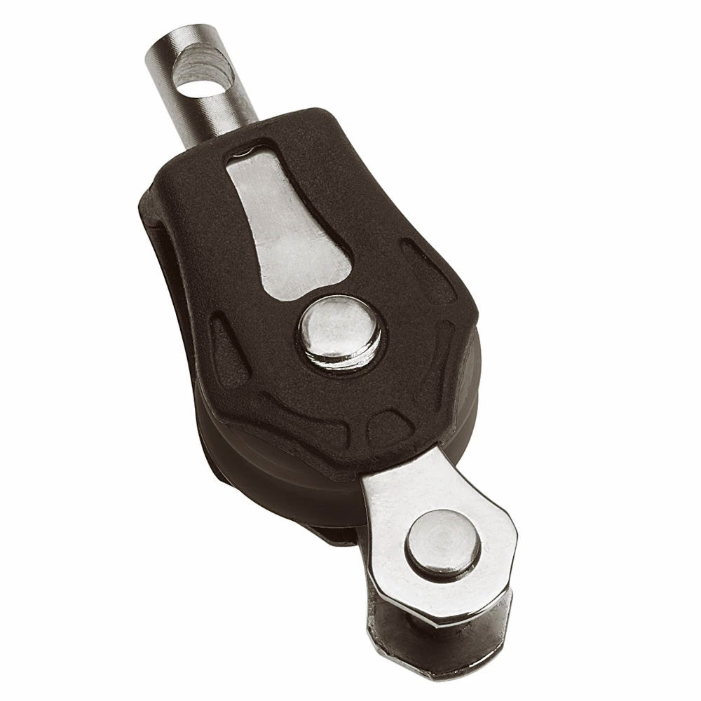 Barton Marine Size 0 20mm Plain Bearing Pulley Block Single Swivel  Becket [N00191] - Premium Blocks from Barton Marine - Just $13.90! 