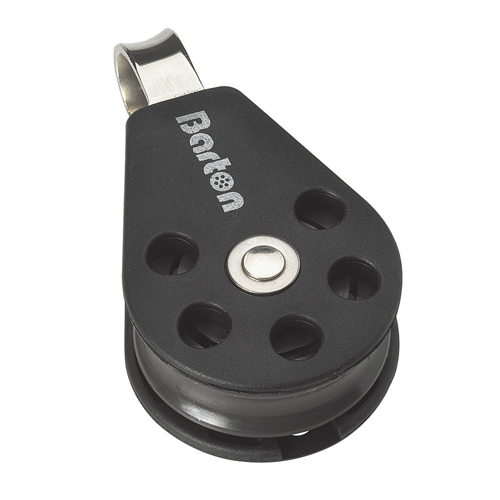 Barton Marine Size 3 45mm Plain Bearing Pulley Block Single With Fixed Eye [N03110] - Premium Blocks from Barton Marine - Just $15.13! 