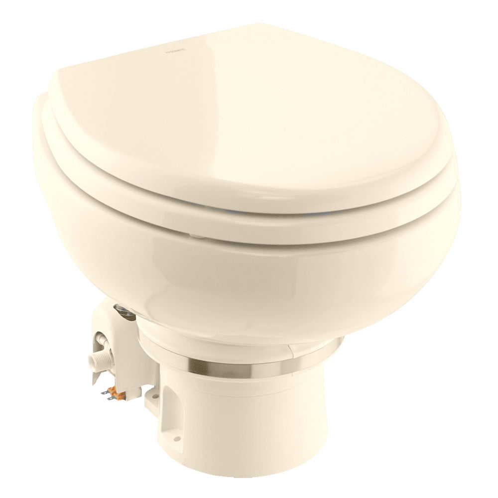 Dometic MasterFlush 7160 Bone Electric Macerating Toilet w/Orbit Base - Raw Water - 12V [9610007276] - Premium Marine Sanitation from Dometic - Just $507.99! 